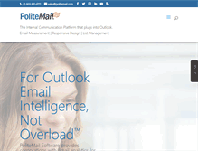 Tablet Screenshot of politemail.com